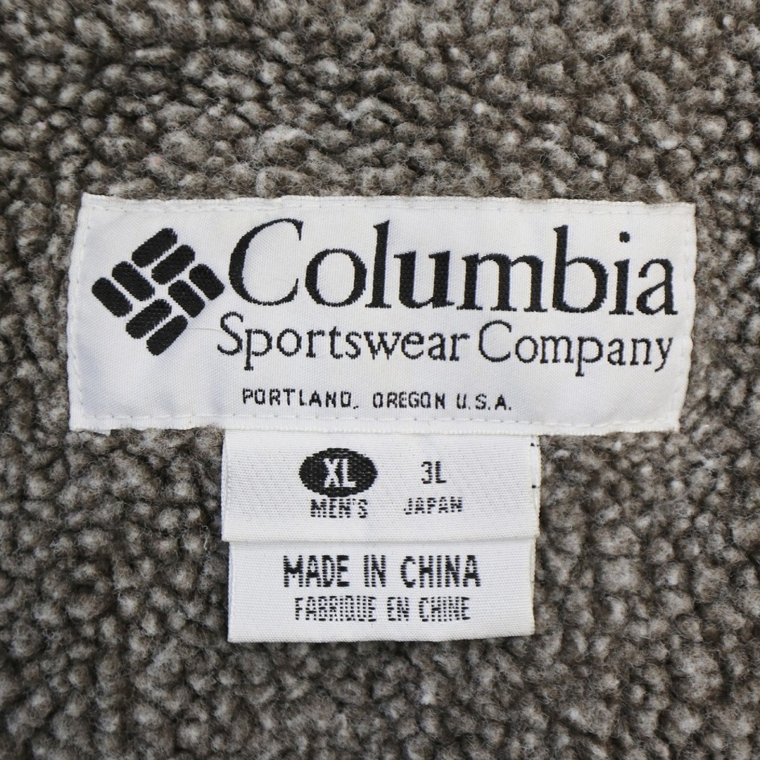 2000年代～ Columbia コロンビア ナイロン 中綿 ジャケット アウトドア キャンプ アウター 防寒 ネイビー (メンズ XL)   O7835 4