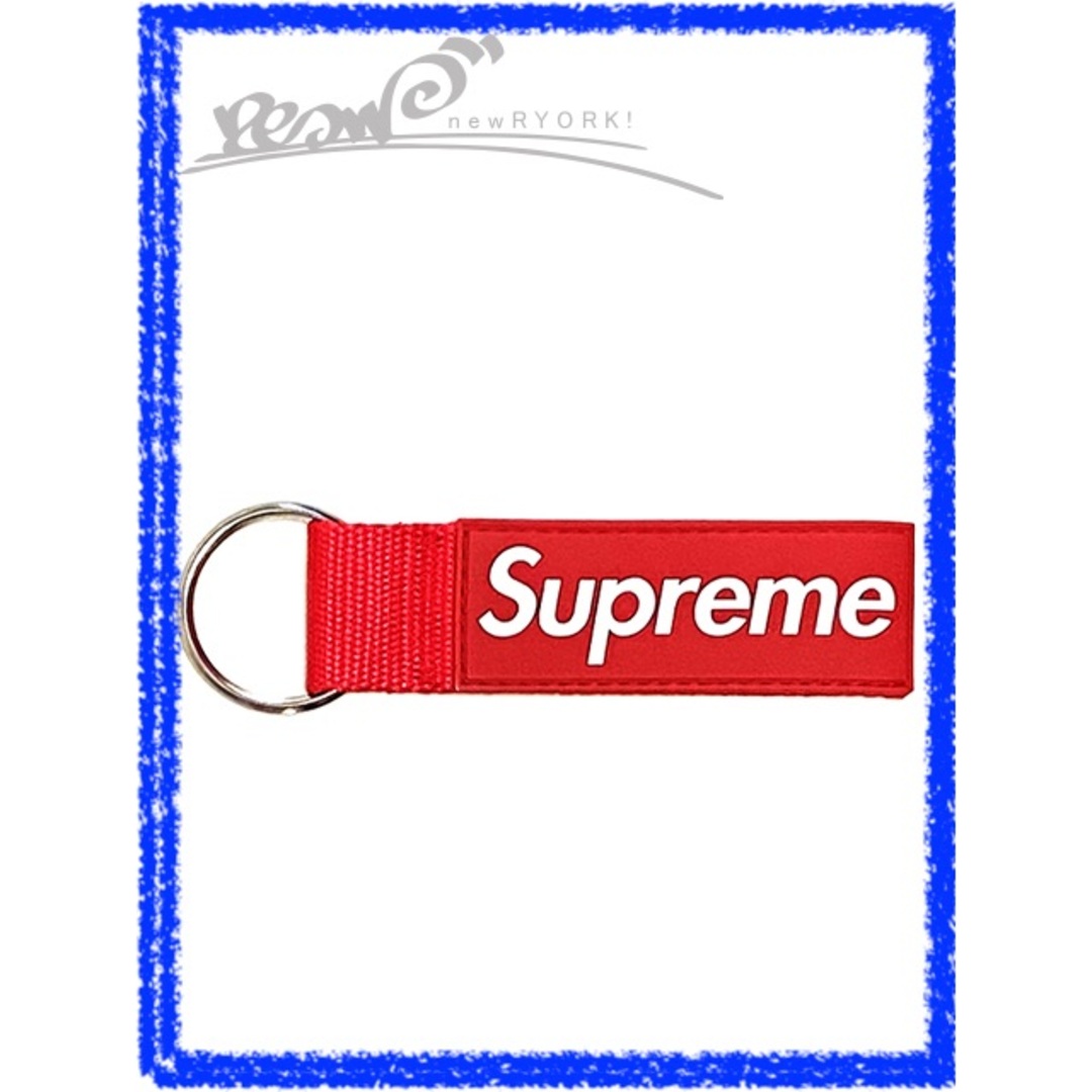 メンズ キーホルダー レッド Supreme シュプリーム Webbing Keychain SS23A110 シュプリームウェビングキーチェーン se1089r