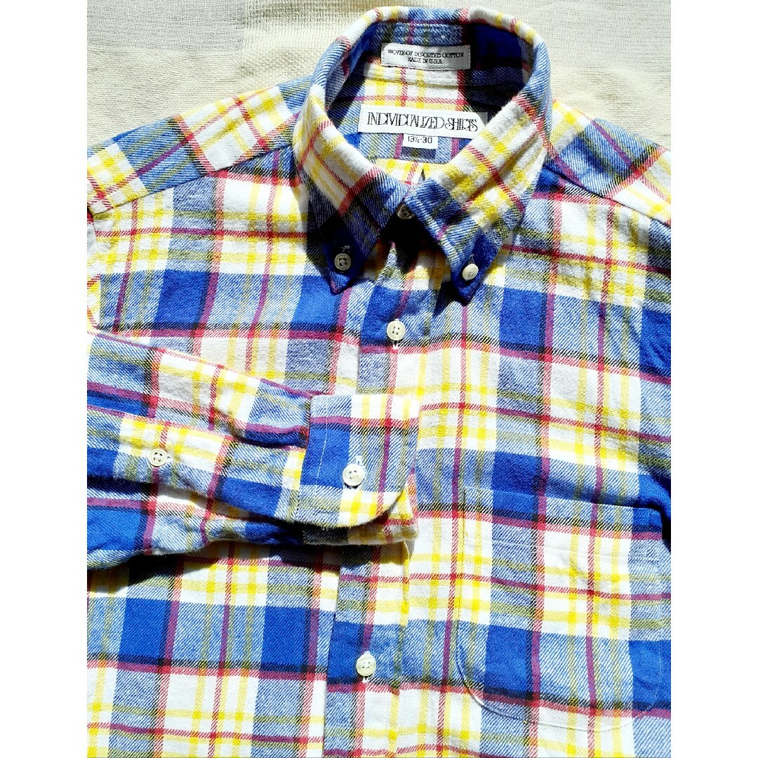 INDIVIDUALIZED SHIRTS(インディヴィジュアライズドシャツ)のINDIVIDUALIZED SHIRTS 長袖 チェック ネルシャツ レディースのトップス(シャツ/ブラウス(長袖/七分))の商品写真