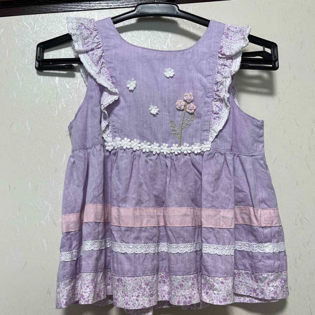 Souris(スーリー)のラベンダー 女の子 トップス キッズ/ベビー/マタニティのキッズ服女の子用(90cm~)(Tシャツ/カットソー)の商品写真