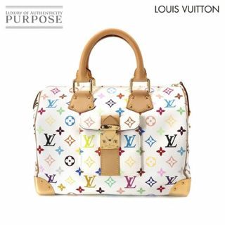 ルイヴィトン(LOUIS VUITTON)の新品同様 ルイ ヴィトン LOUIS VUITTON モノグラム マルチカラー スピーディ 30 ハンド バッグ ブロン M92643 ゴールド 金具 VLP 90195740(ハンドバッグ)