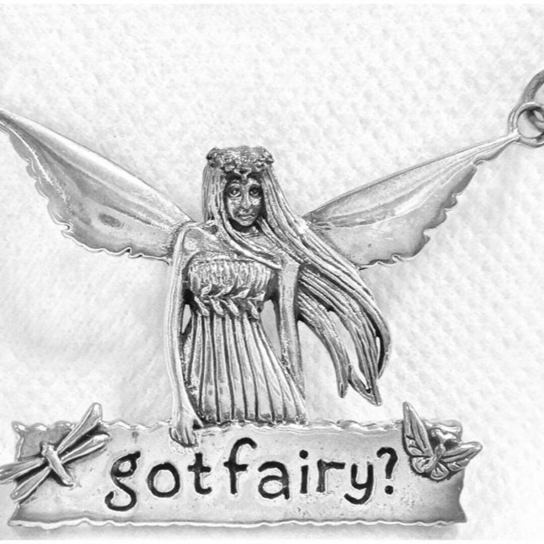PeterStone: Got Fairy? silver pendant 妖精