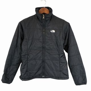 ザノースフェイス(THE NORTH FACE)のSALE// THE NORTH FACE ノースフェイス 中綿ナイロンジャケット 刺繍  アウトドア キャンプ アウター ブラック (メンズ S) O7906(その他)