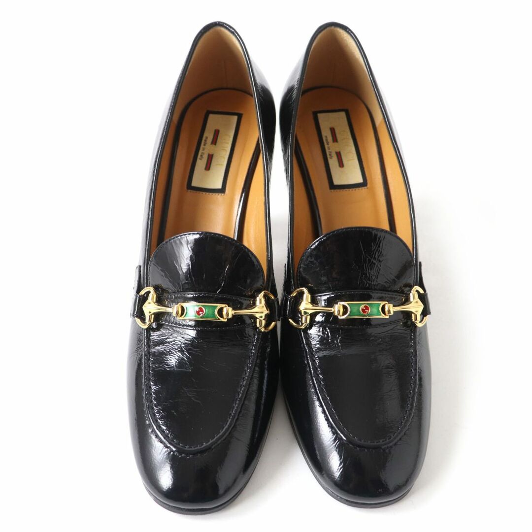 Gucci - 極美品☆GUCCI グッチ 648700 ホースビット付 ラウンドトゥ