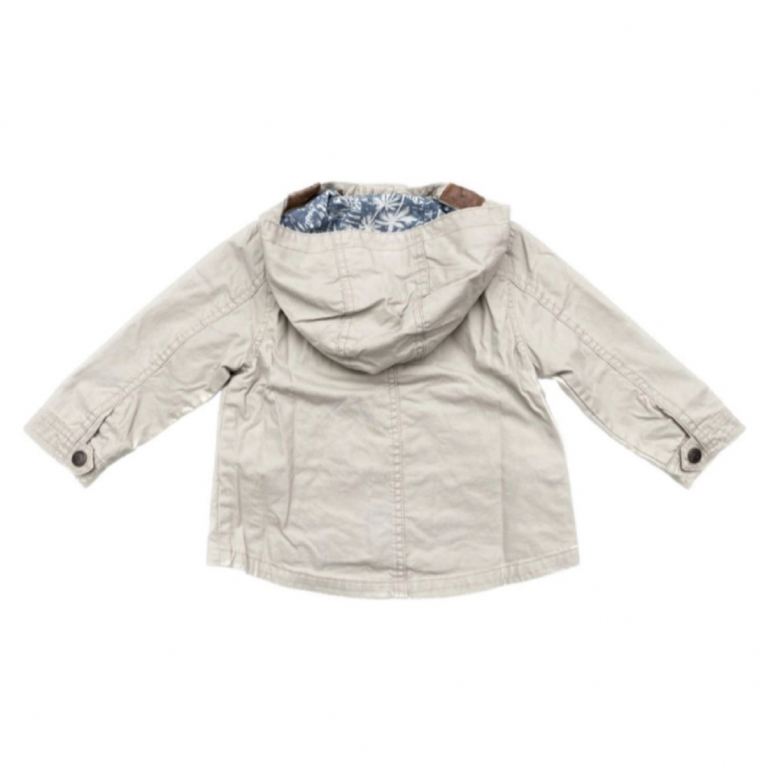 ZARA KIDS(ザラキッズ)のZARA baby*フードジャケットコート*ベージュ*86 キッズ/ベビー/マタニティのベビー服(~85cm)(ジャケット/コート)の商品写真