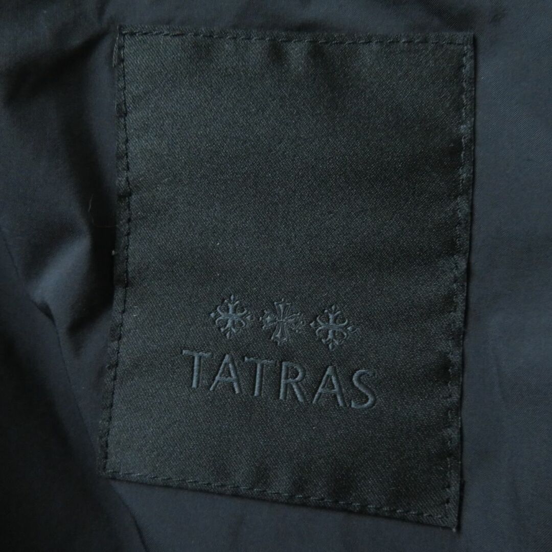 極美品☆正規品 19AW TATRAS タトラス LTA19A4698 LORENZANA ロレンツァーナ ショールカラー ロゴワッペン付 ダウンジャケット 03 黒 7