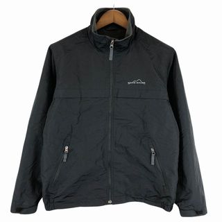 Eddie Bauer エディーバウアー ナイロンジャケット アウトドア キャンプ アウター 防寒 ブラック (メンズ M) O7984