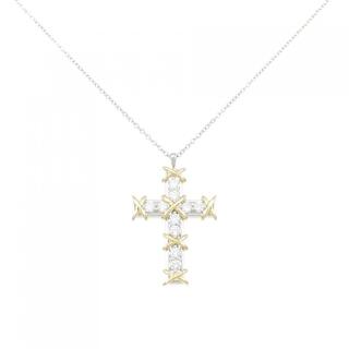 ティファニー(Tiffany & Co.)のティファニー 10ストーン クロス ネックレス(ネックレス)