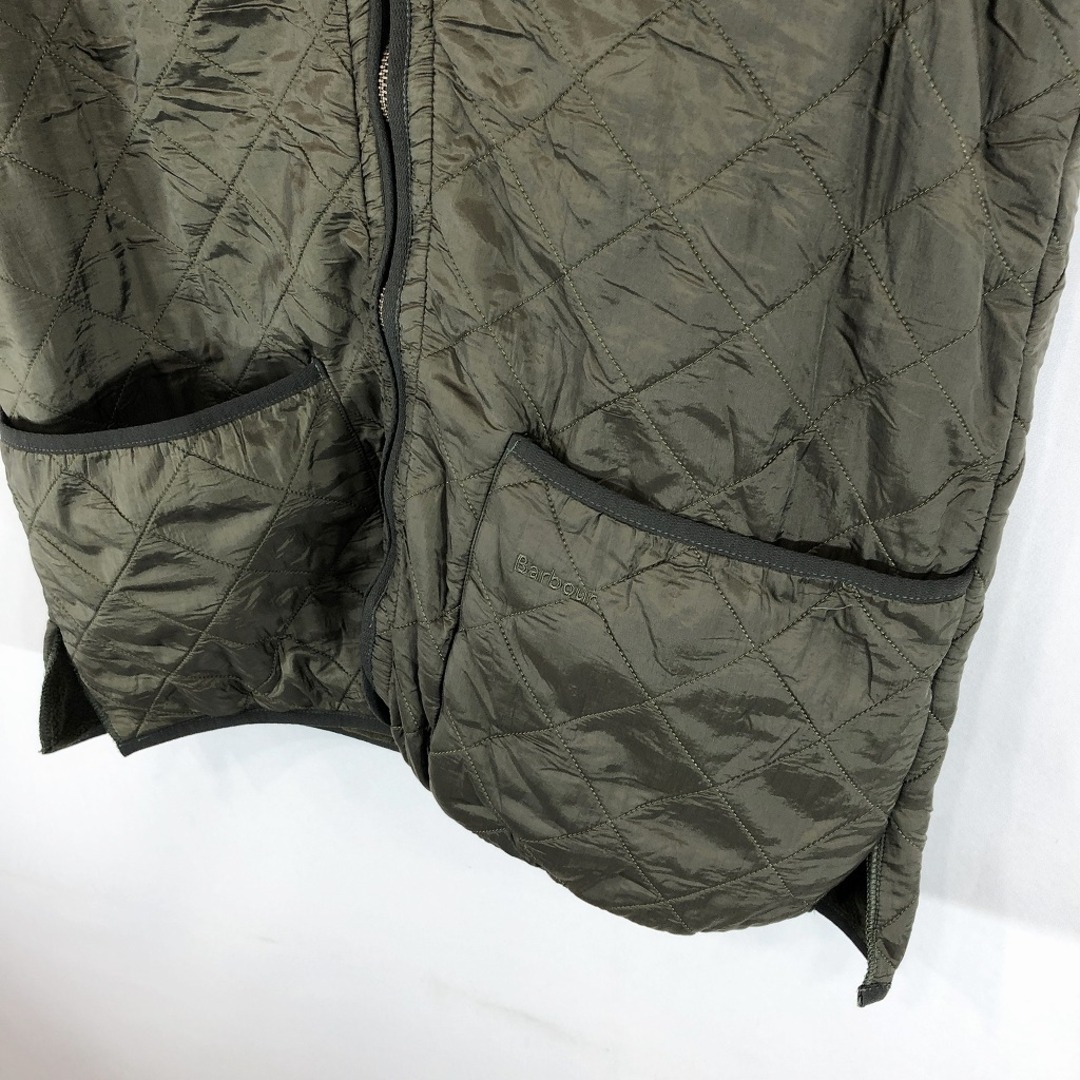 Barbour バブアー キルティングベスト ヨーロッパ カーキ (メンズ L)   O7990