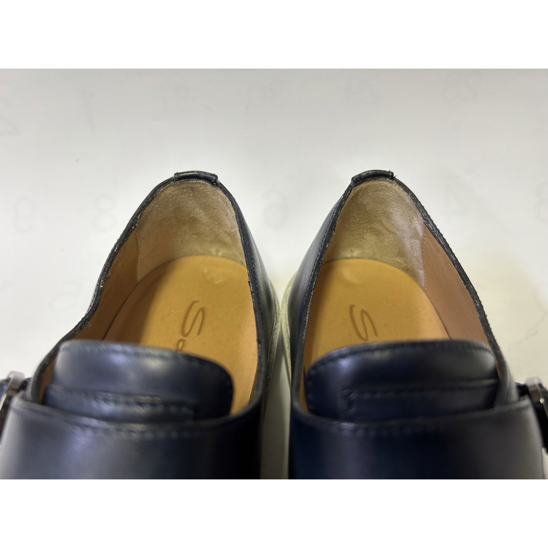 Santoni(サントーニ)の【 美品 】Santoni サントーニ Wモンク レザースニーカー 8.5 メンズの靴/シューズ(スニーカー)の商品写真