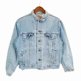 リーバイス(Levi's)の90年代 Levi's リーバイス 70503 Gジャン デニムジャケット ユーロ  ヨーロッパ古着 ライトブルー (メンズ L) 中古 古着 O8013(Gジャン/デニムジャケット)