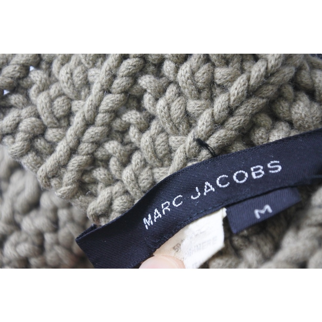 MARC JACOBS(マークジェイコブス)のMARC JACOBS マークジェイコブス ニットキャップ カーキ Mサイズ 美品 中古 56014 レディースの帽子(ニット帽/ビーニー)の商品写真