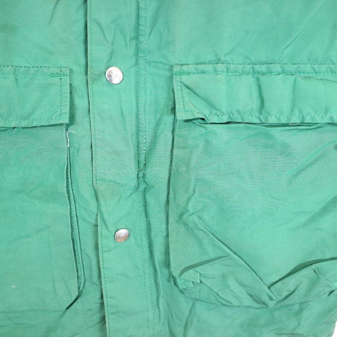 70年代 USA製 L.L.Bean エルエルビーン ロクヨンクロス マウンテンパーカー ヴィンテージ グリーン (メンズ M) 中古 古着 O8007