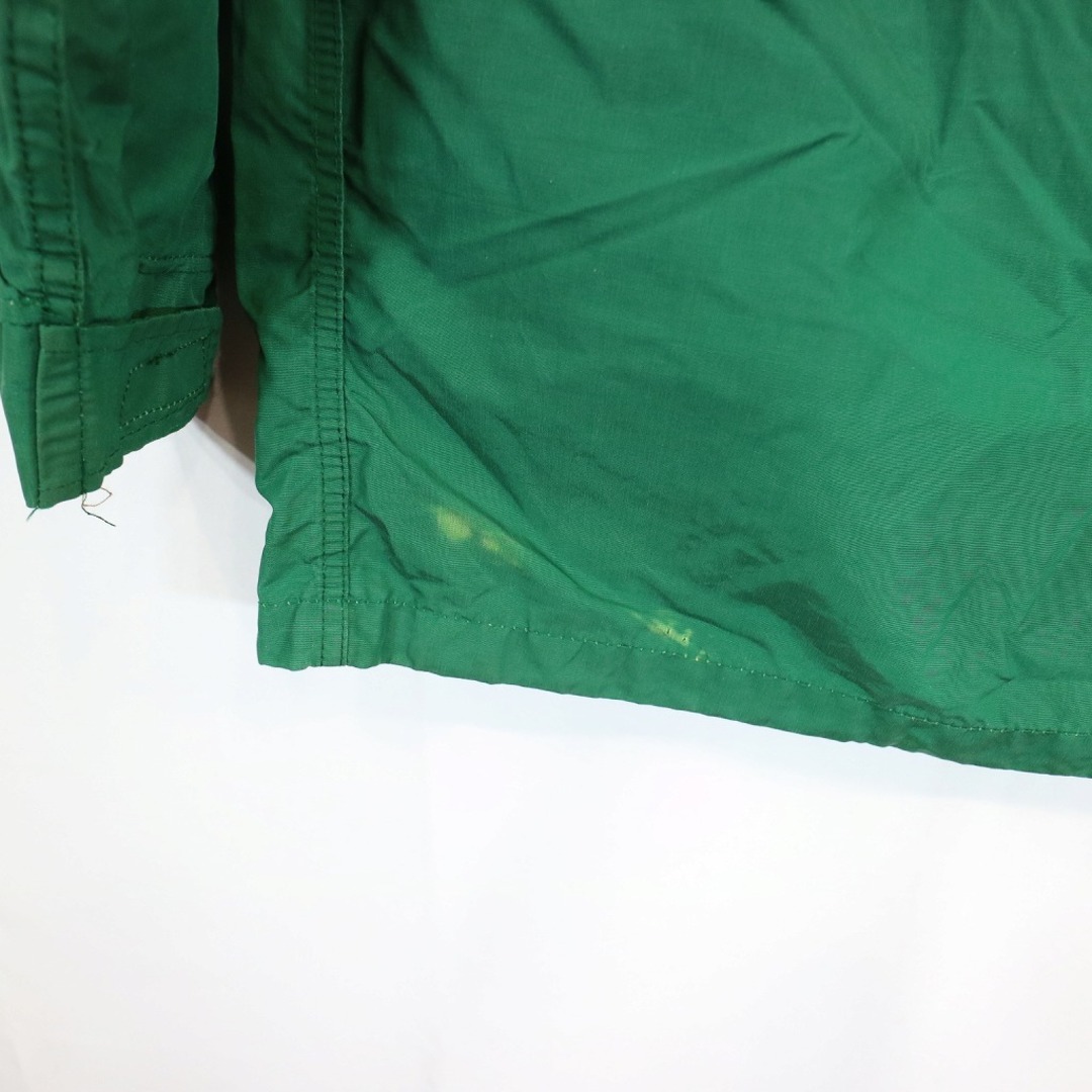 70年代 USA製 L.L.Bean エルエルビーン ロクヨンクロス マウンテンパーカー ヴィンテージ グリーン (メンズ M) 中古 古着 O8007