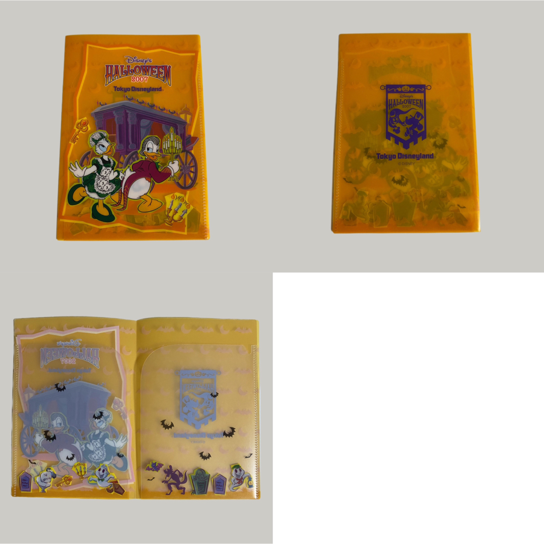 Disney(ディズニー)のディズニー　クリアファイル　ミニファイル　ボールペン　ハロウィンセット インテリア/住まい/日用品の文房具(ファイル/バインダー)の商品写真