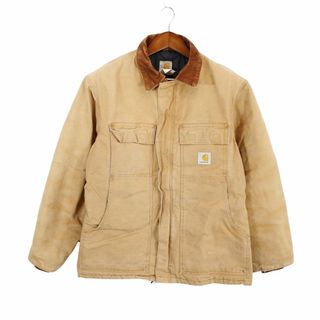 カーハート(carhartt)のCarhartt カーハート トラディショナルジャケット ワーク  アウター アメカジ ブラウン (メンズ Lサイズ相当) 中古 古着 O8083(その他)