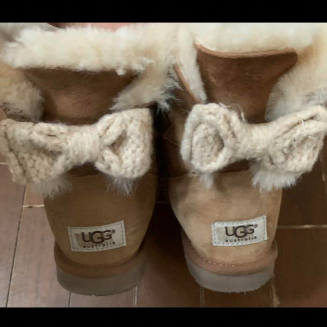 UGG - 最終値下げ‼︎ UGG リボン ムートンブーツの通販 by maron's