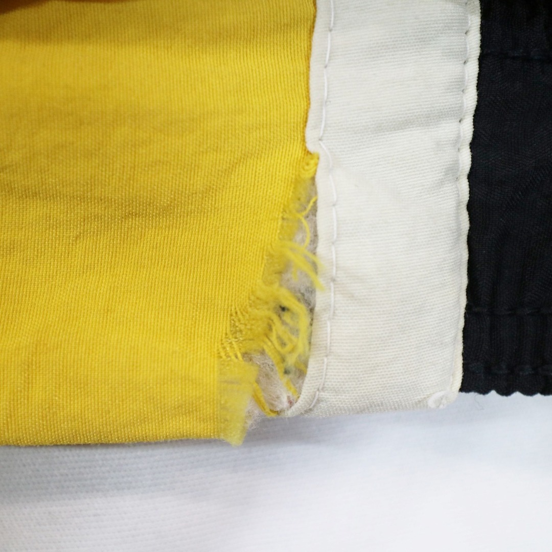 入手困難★NFLスティーラーズ 刺繍ロゴ 黒×黄 XL 中綿ナイロンジャケット
