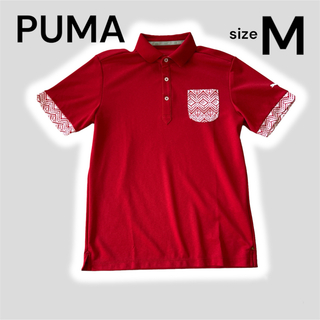 プーマ(PUMA)のプーマ　メンズゴルフウェア　ポロシャツ　M(ウエア)