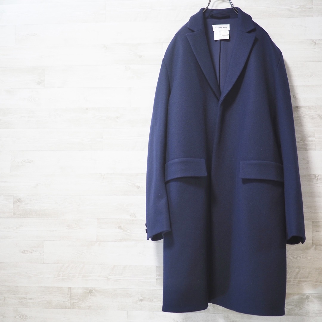 YAECA CONTEMPO 16AW Chester Coat #Navy/M