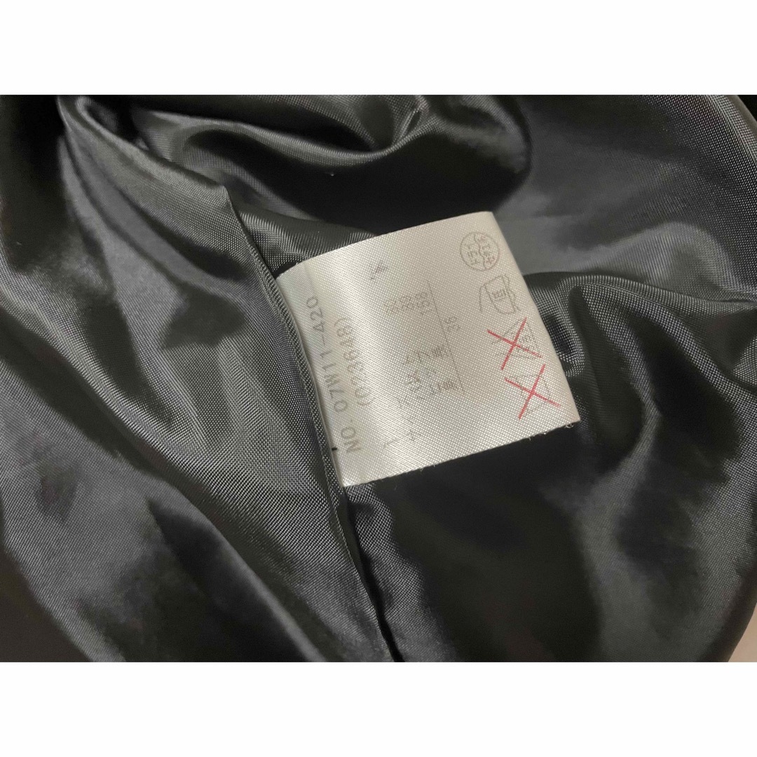 We-nge  コート　カラー黒 レディースのジャケット/アウター(ロングコート)の商品写真