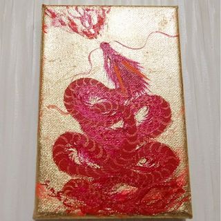 風水開運黄金絵画＊金光虹輝　光昇龍～金富士～ドラゴン　金箔吉兆金運　出世仕事才能