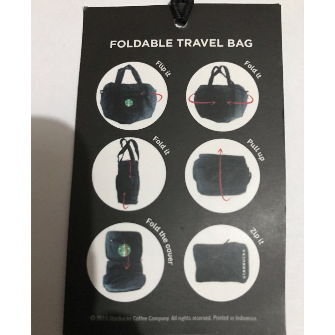 Starbucks Coffee(スターバックスコーヒー)のStarbucks Travel FoldableBag スタバ トラベルバッグ メンズのバッグ(トラベルバッグ/スーツケース)の商品写真