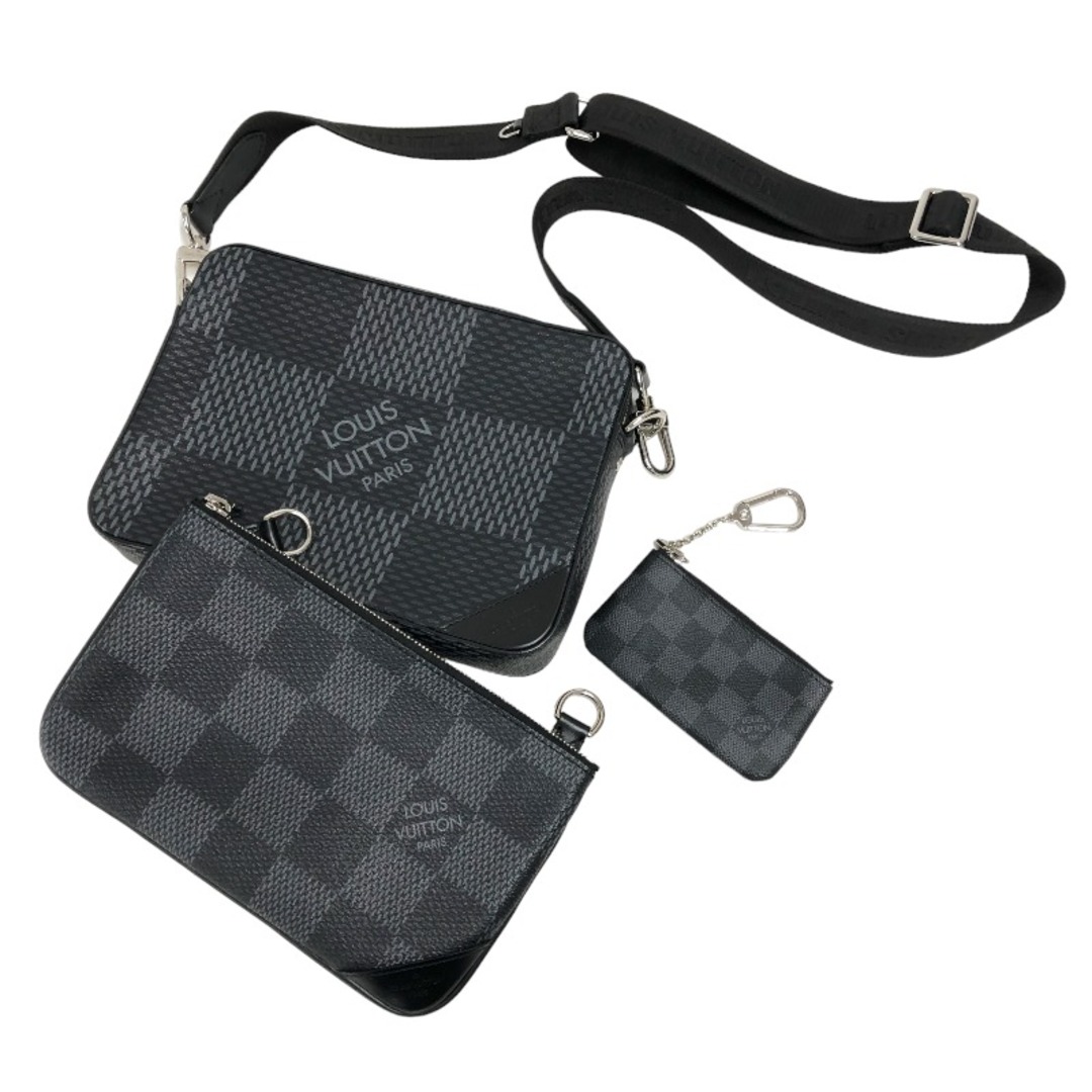 ルイ・ヴィトン LOUIS VUITTON トリオ・メッセンジャー N50017 ダミエ・グラフィット ダミエ・グラフィットキャンバス メンズ メッセンジャーバッグ