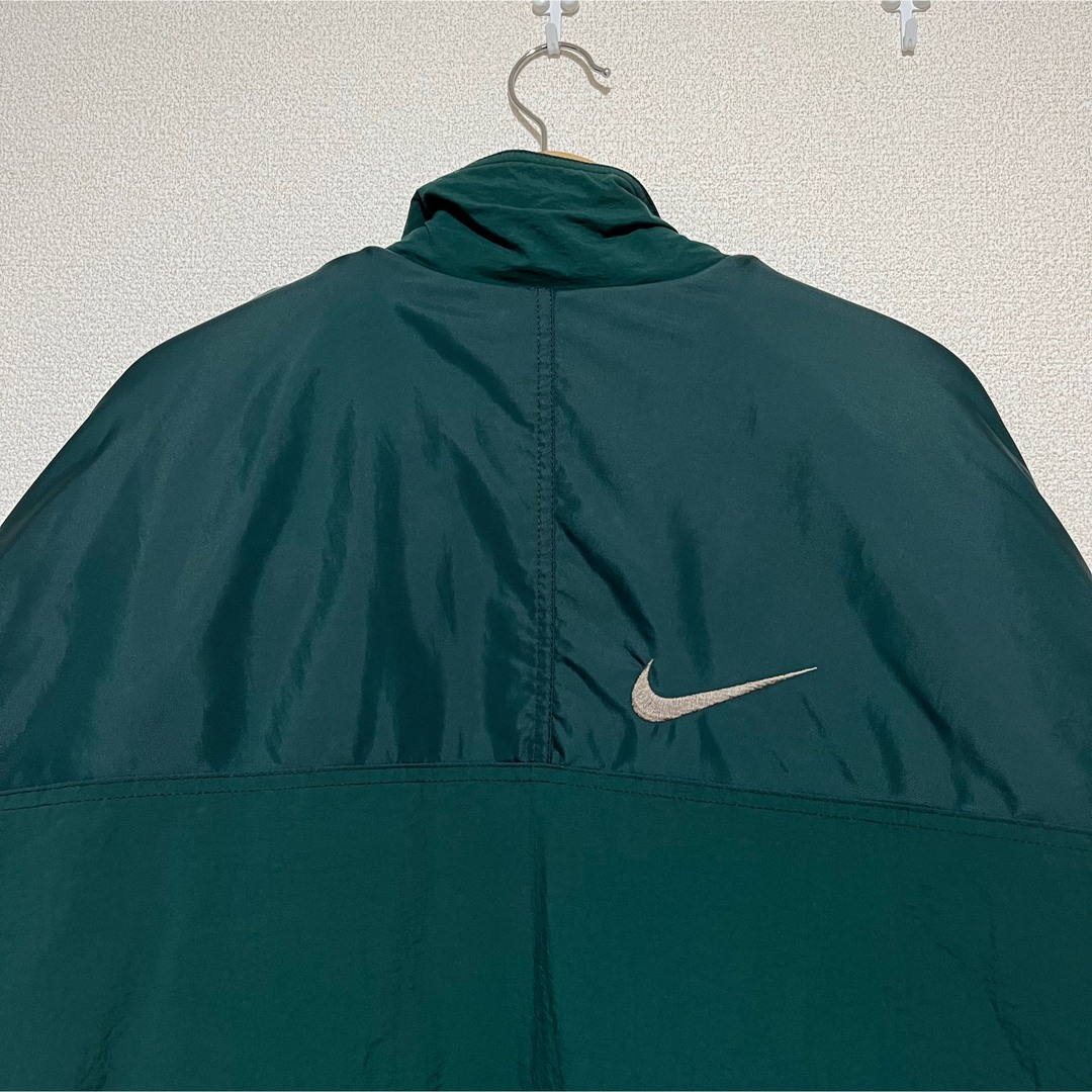 NIKE - 【レア品】NIKE グリーン 中綿ブルゾン L 白タグ 90s NIKE - 【レア品】NIKE グリーン 中綿ブルゾン L 白タグ 90s