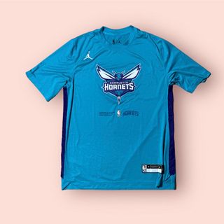 ジョーダン(Jordan Brand（NIKE）)のシャーロットホーネッツNIKE NBAウォームアップtシャツ選手支給品USサイズ(バスケットボール)