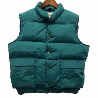 ウールリッチ(WOOLRICH)のSALE///// 70年代 USA製 WOOLRICH ウールリッチ ダウン ベスト 防寒  防風  アメカジ グリーン (メンズ L) O8176(ダウンベスト)