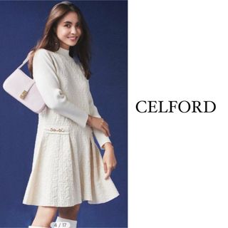 CELFORD - セルフォード♡ロングスリーブポンチワンピース ピンク