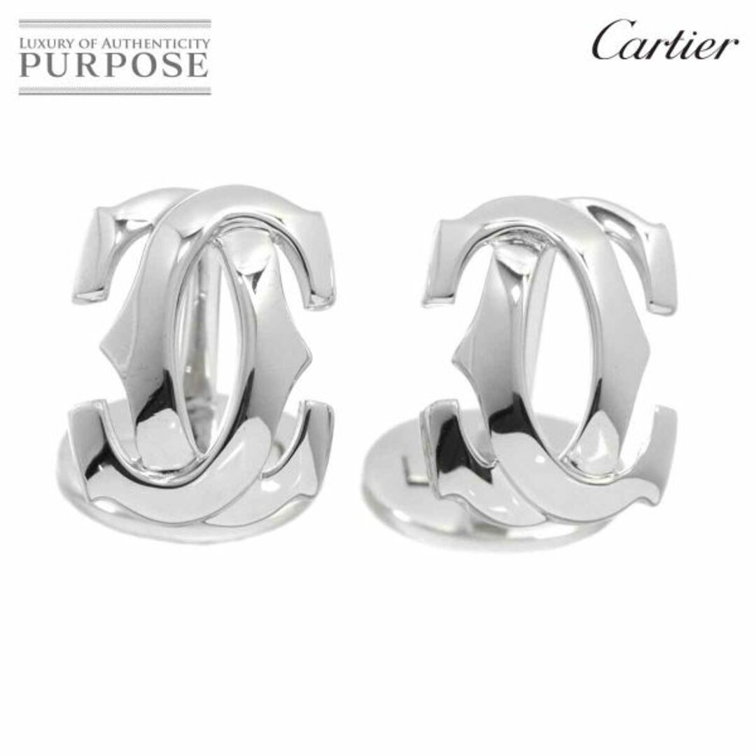 カルティエ Cartier ペネロープ カフス K18 WG ホワイトゴールド 750 カフスリンク VLP 90202382サイズ縦１６×横１２．３ｍｍ