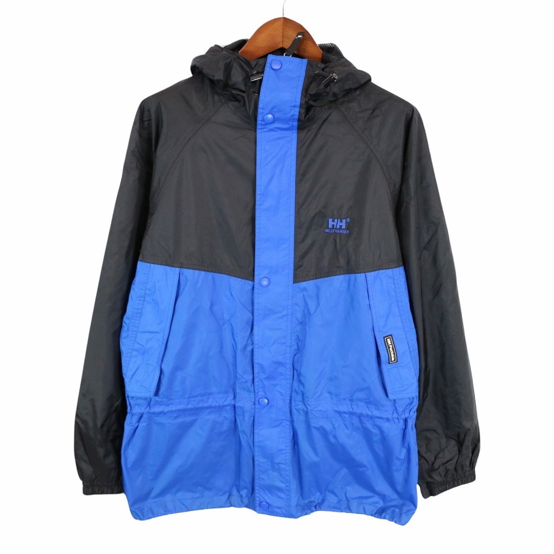 HELLY HANSEN ヘリーハンセン ナイロンジャケット アウトドア キャンプ アウター 防寒 ブルー (メンズ M) 中古 古着 O8198 |  フリマアプリ ラクマ