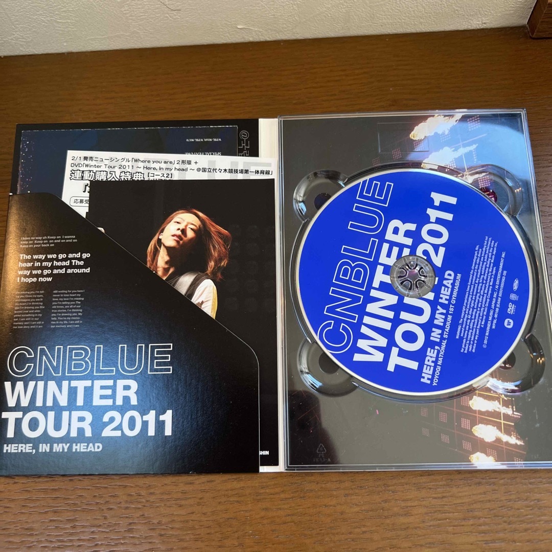 CNBLUE(シーエヌブルー)のCNBLUE  WINTER TURE 2011  Live DVD エンタメ/ホビーのDVD/ブルーレイ(ミュージック)の商品写真