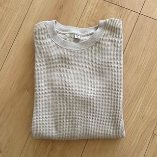 ユニクロ(UNIQLO)のユニクロ　ワッフルクルーネックT 長袖(Tシャツ(長袖/七分))