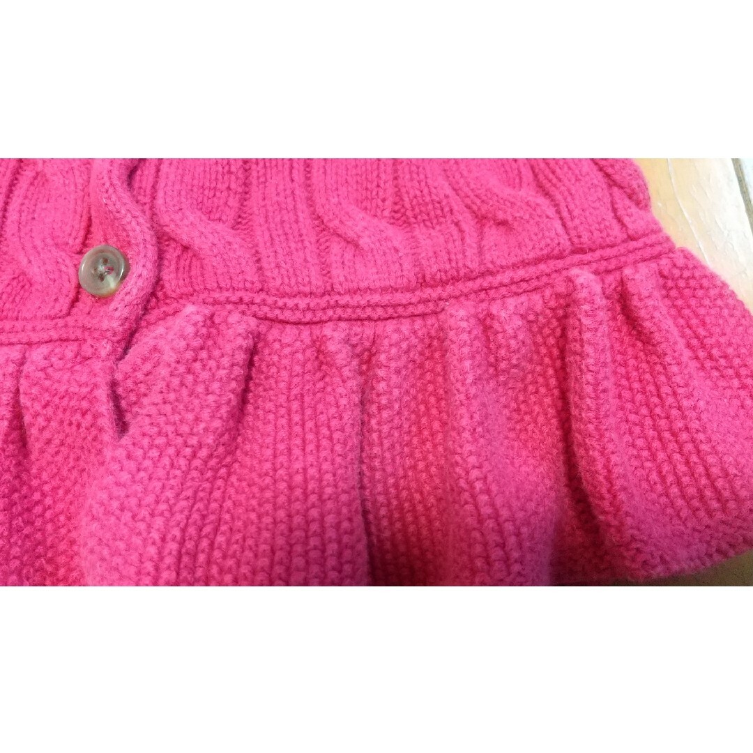 Ralph Lauren(ラルフローレン)のRALPHLAUREN カーディガン 80 ピンク 女の子 キッズ/ベビー/マタニティのベビー服(~85cm)(カーディガン/ボレロ)の商品写真