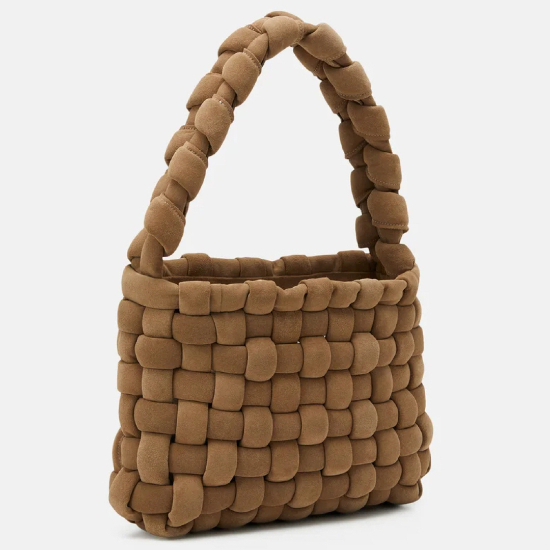 Awake Clemence Woven Large Tote Beige
