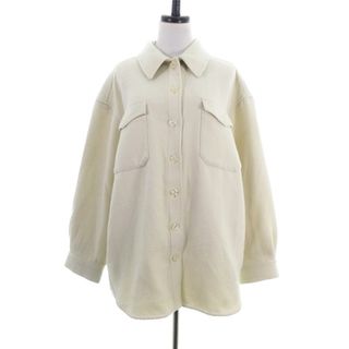 マウジー(moussy)のマウジー moussy CPOジャケット ワークジャケット 長袖 ミドル丈 白(その他)