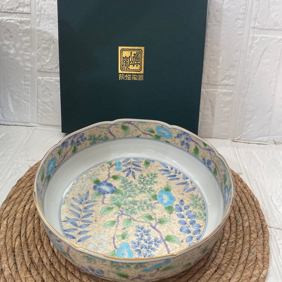 伊藤聡信 花模様の陶器小皿2枚セット 篭る 伊藤聡信 花模様の陶器小皿2枚セット 篭る