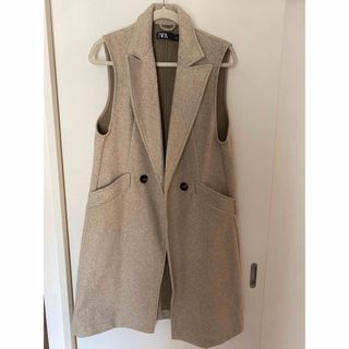ザラ ロングベスト(ベージュ系)の通販 58点 | ZARAを買うならラクマ