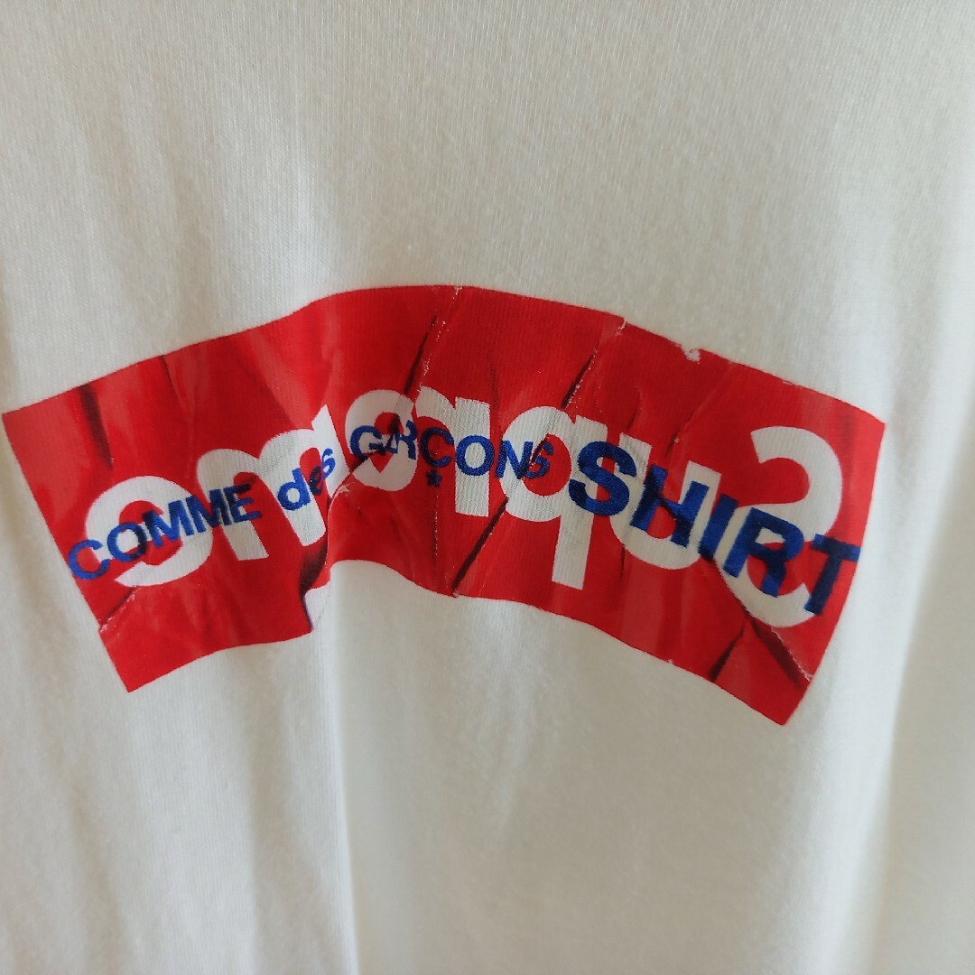 Supreme - SupremeCOMME des GARCONSコラボTシャツの通販 by たお's