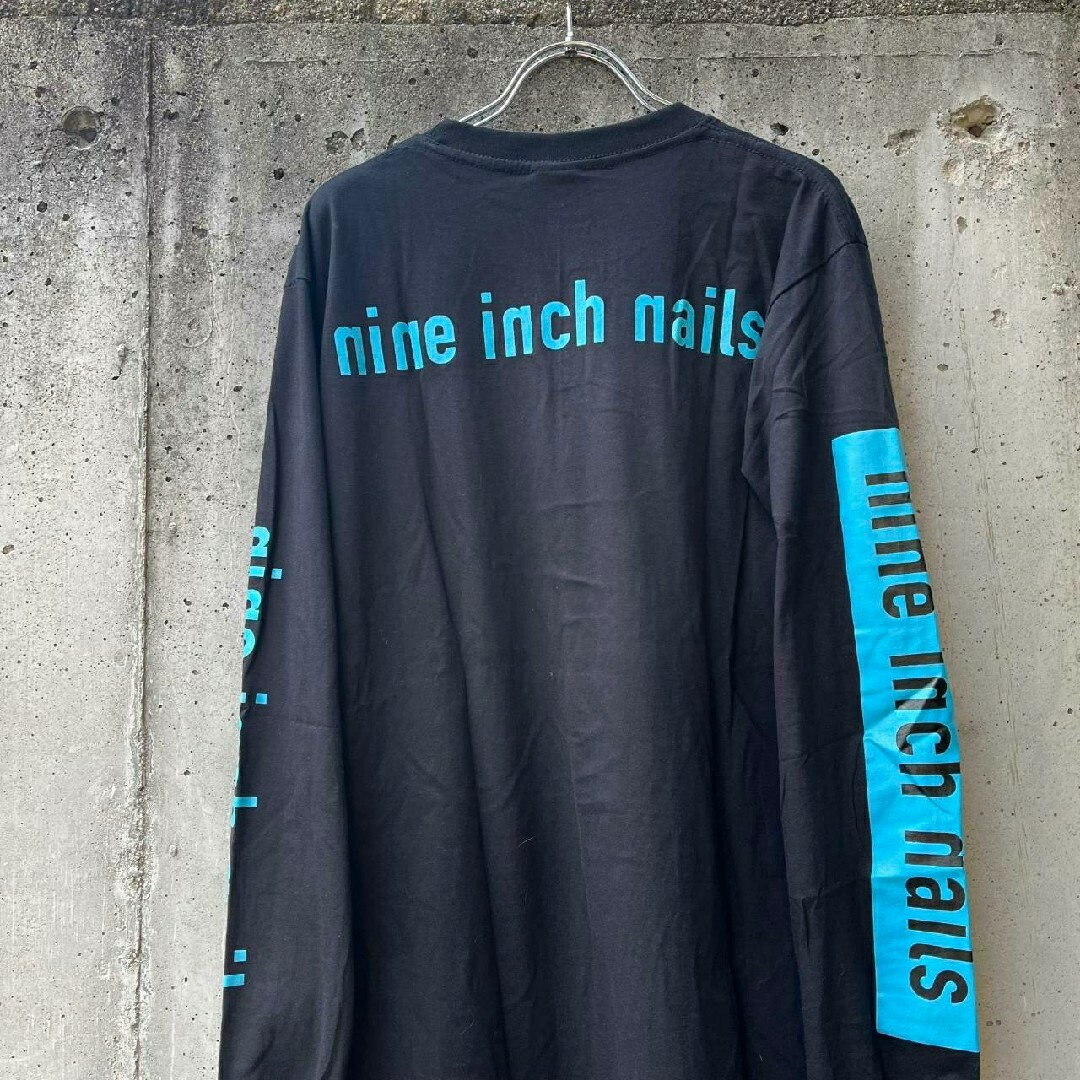 黒XL☆長袖ティファニーカラーNIN ロゴ Nine inch nails 4