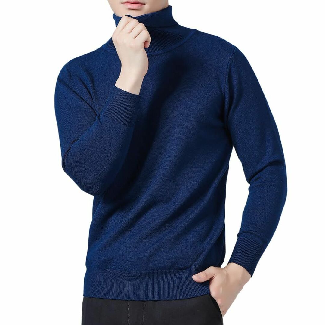 Topsky セーター メンズ 冬服 メンズ タートルネック ニットセーター 暖 | フリマアプリ ラクマ