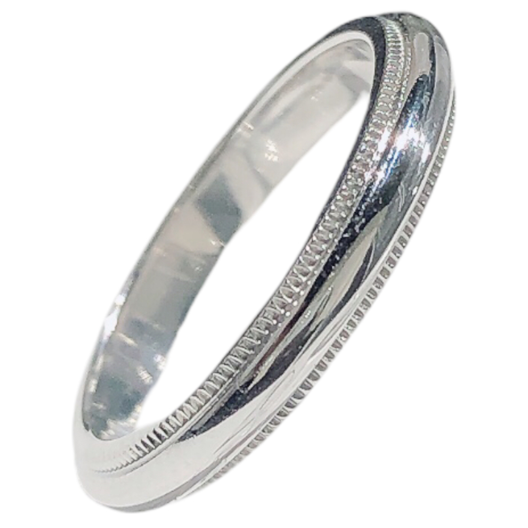 Tiffany & Co. - ティファニー TIFFANY&CO ミルグレインリング Pt950