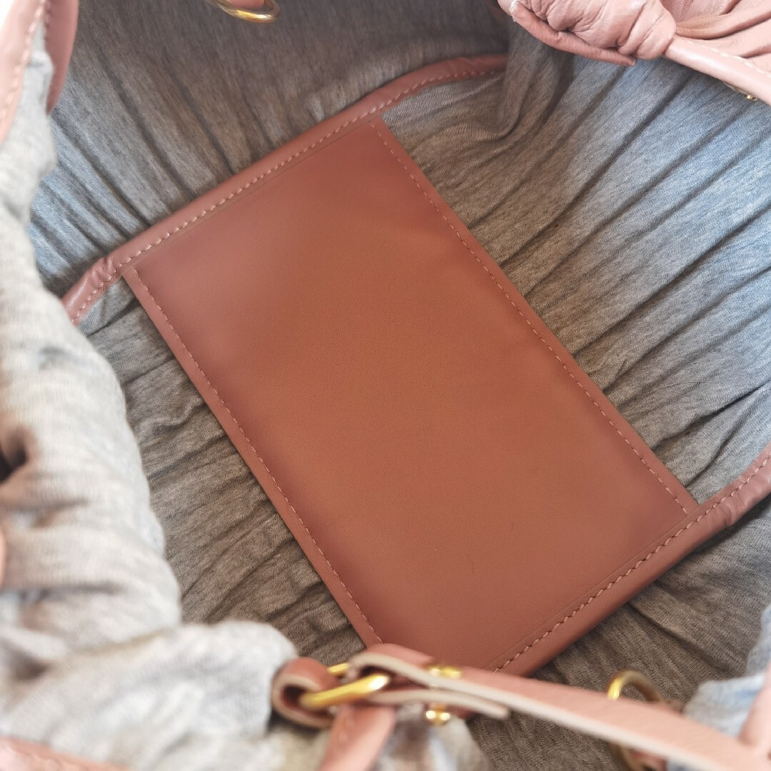 Max Mara - 極美品 MaxMara 羊革 2way ショルダー着脱可 ミニポーチ付