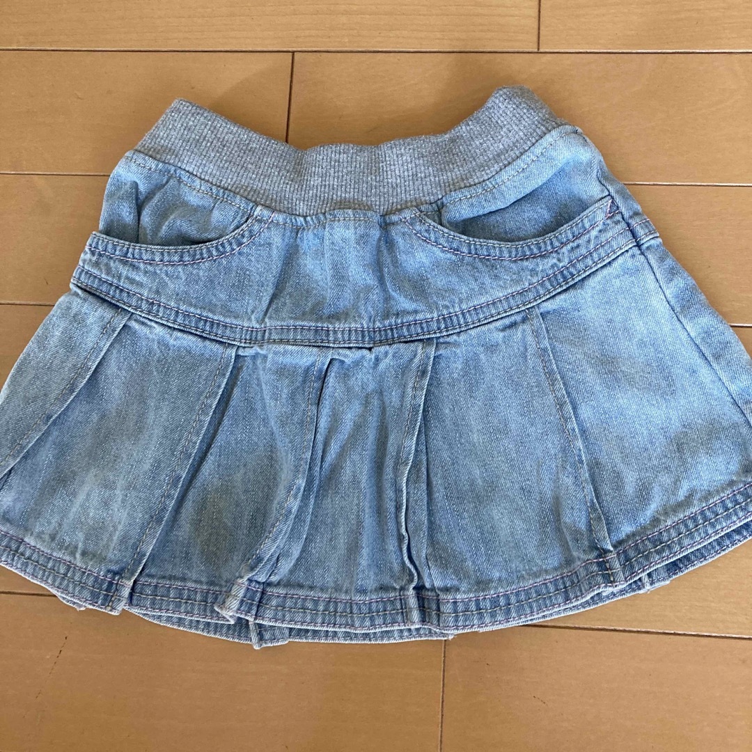 HusHush(ハッシュアッシュ)の100センチ2枚セット キッズ/ベビー/マタニティのキッズ服女の子用(90cm~)(スカート)の商品写真