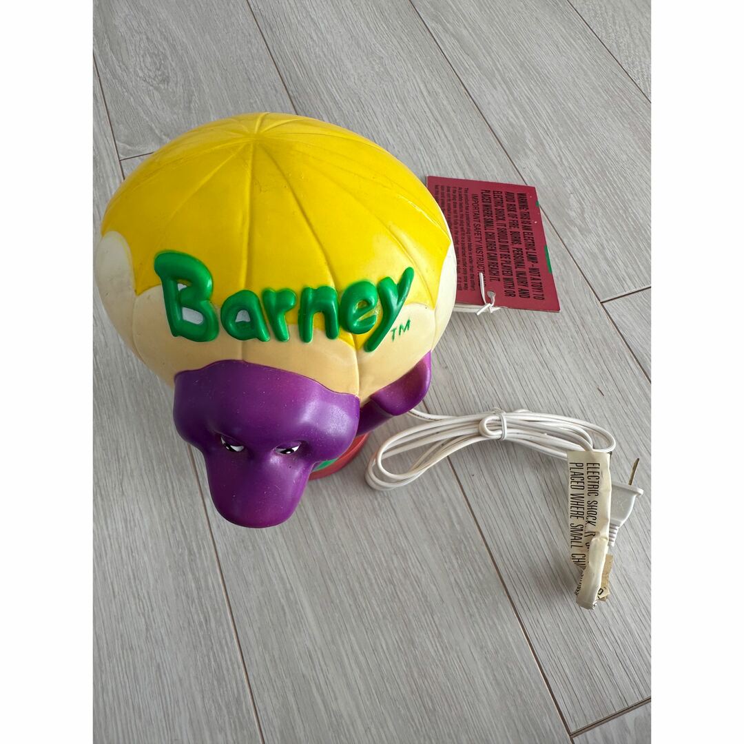 1992年アメリカ購入バーニーBarneyランプ恐竜ヴィンテージ 1992年アメリカ購入バーニーBarneyランプ恐竜ヴィンテージ