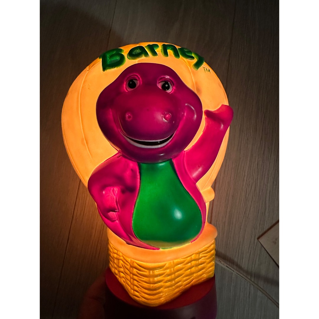 1992年アメリカ購入バーニーBarneyランプ恐竜ヴィンテージ 1992年アメリカ購入バーニーBarneyランプ恐竜ヴィンテージ