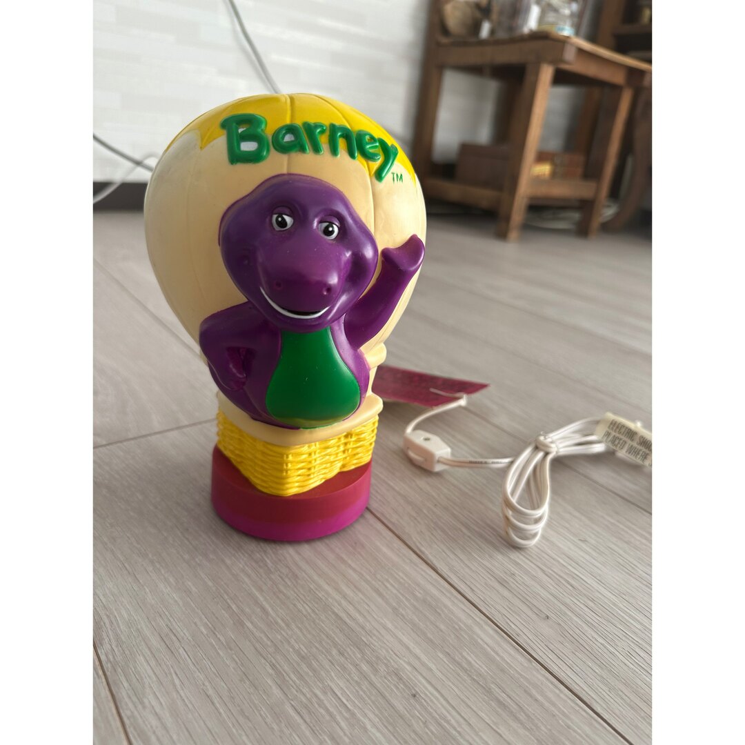 1992年アメリカ購入バーニーBarneyランプ恐竜ヴィンテージ 1992年アメリカ購入バーニーBarneyランプ恐竜ヴィンテージ
